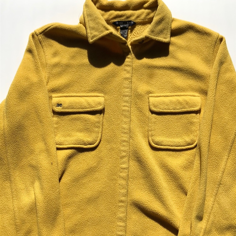 Yellow snap up jacket. - Picture 1 of 5